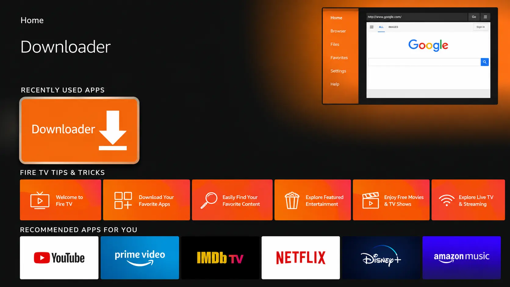 Click Allow in Downloader on Firestick